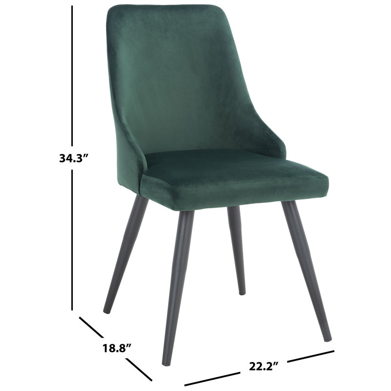 Etta Avenue™ Milani Velvet Solid Back Parsons Chair Wayfair